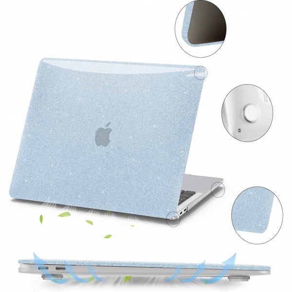 Generic MacBook Pro 13 in M2 Uyumlu Dayankl Klf -Blue