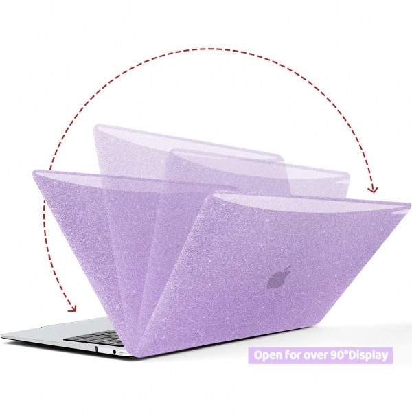 Generic MacBook Pro 13 in M2 Uyumlu Dayankl Klf -Purple