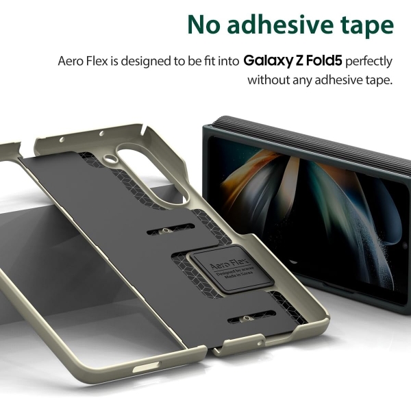 araree Aero Flex Serisi Galaxy Z Fold 5 Klf -Green