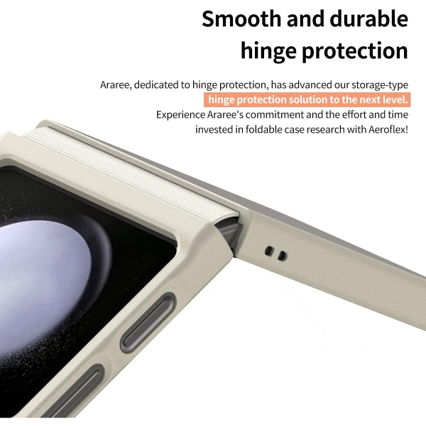 araree Aero Flex Galaxy Z Flip 6 Klf -Cream