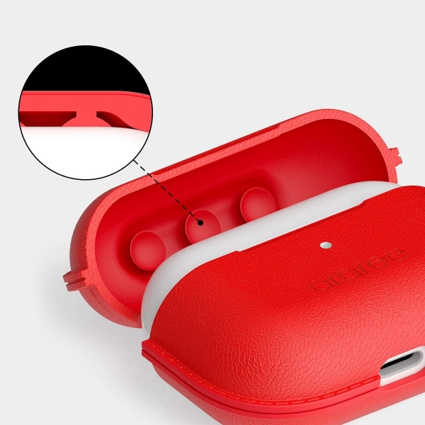 araree AirPods Pro Pops Deri Klf-Red