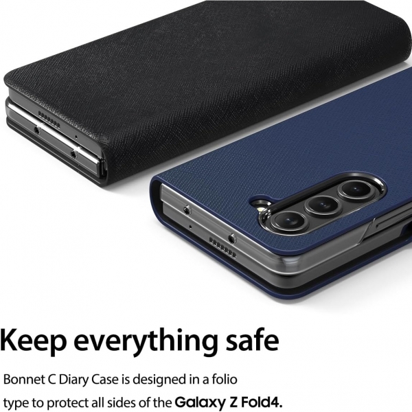araree Bonnet Serisi Galaxy Z Fold 5 Klf -Ash Blue