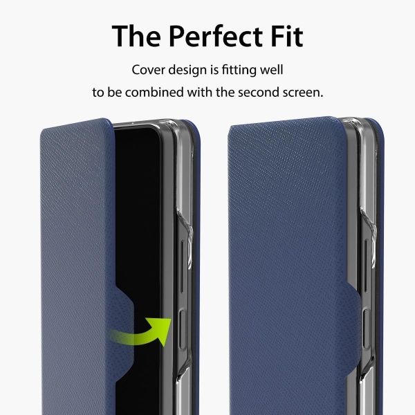 araree Bonnet Serisi Galaxy Z Fold 5 Klf -Black