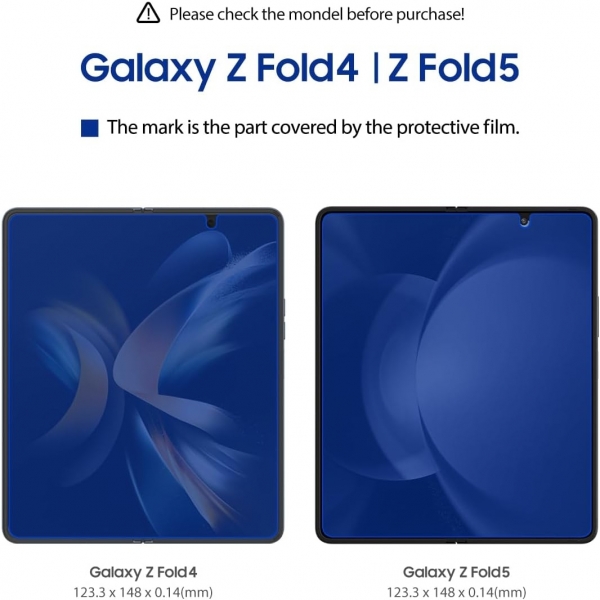 araree Pure Diamond Galaxy Z Fold 5 Ekran Koruyucu
