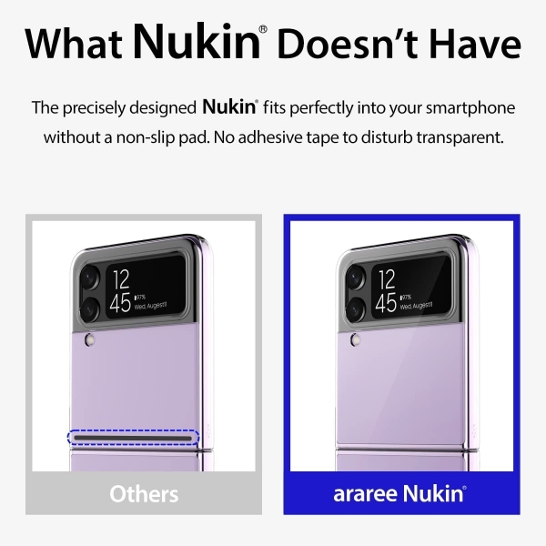 araree NUKIN Thin Serisi Galaxy Z Flip 4 5G effaf Klf