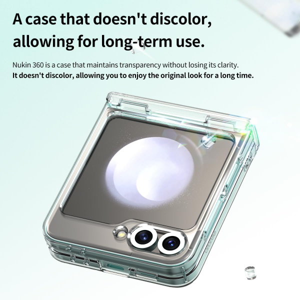 araree Samsung Galaxy Z Flip 6 Nukin 360 Klf-Clear