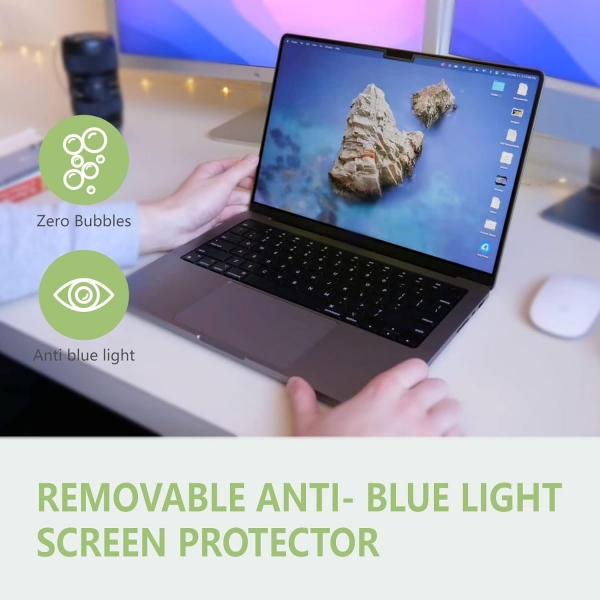 bersem MacBook Pro Anti Mavi Ik Ekran Koruyucu(14in)