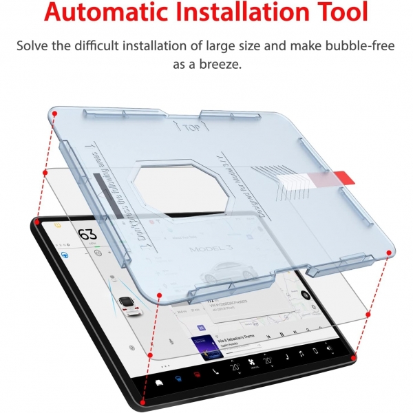 bersem Tesla Model Uyumlu Ekran Koruyucu