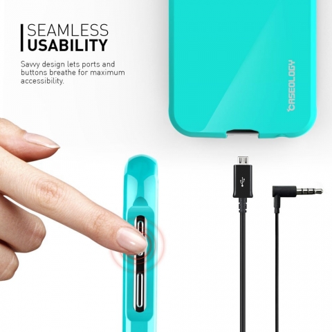 Caseology Galaxy S6 Daybreak Serisi Slim Fit K�l�f (Turquoise Mint)