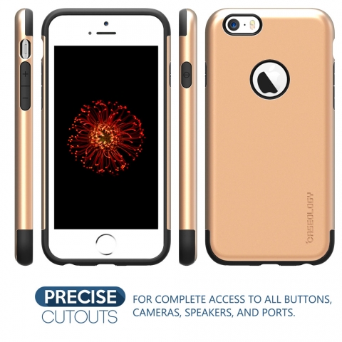 Caseology iPhone 6 Dual Layer Klf (Gold)