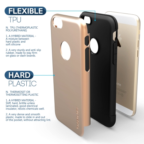Caseology iPhone 6 Dual Layer Klf (Gold)