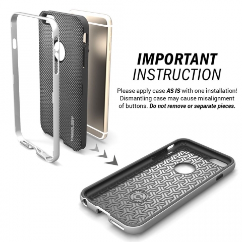 Caseology iPhone 6 PLUS Envoy Series (Mesh Metallic Silver)