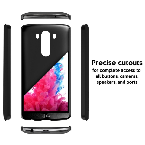 Caseology LG G3 Ultra Slim Protective Hard Snap-on Kapak (Black)|Caseology LG G3 Ultra Slim Protective Hard Snap-on Kapak (Black)