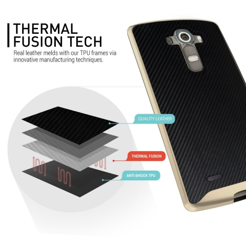 Caseology LG G4 Envoy Serisi K�l�f (Carbon Fiber Black)