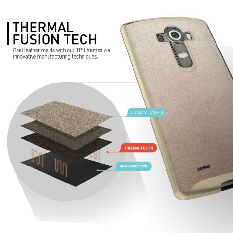Caseology LG G4 Envoy Serisi Klf (Copper Gold)