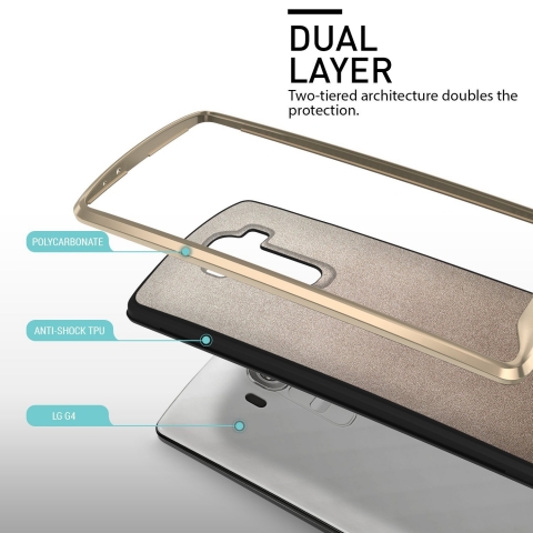 Caseology LG G4 Envoy Serisi Klf (Copper Gold)