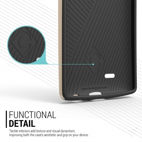 Caseology LG G4 Envoy Serisi Klf (Copper Gold)
