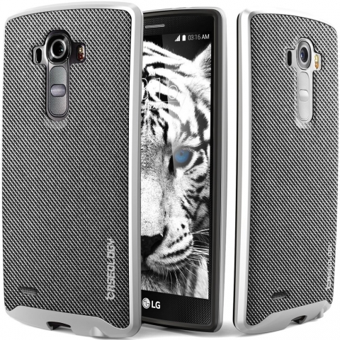 Caseology LG G4 Envoy Serisi Klf (Metallic Mesh Silver)
