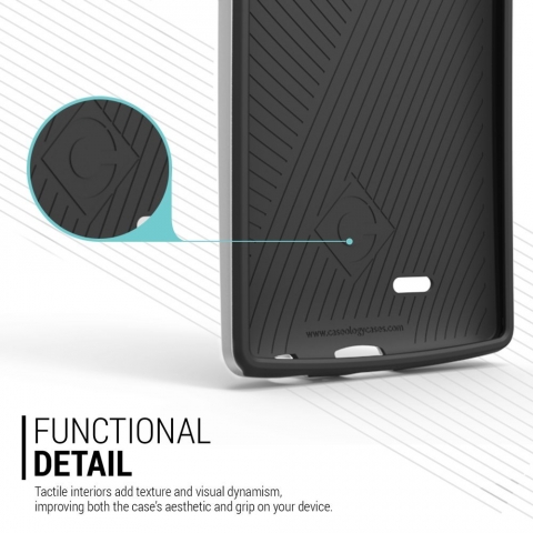 Caseology LG G4 Envoy Serisi Klf (Metallic Mesh Silver)