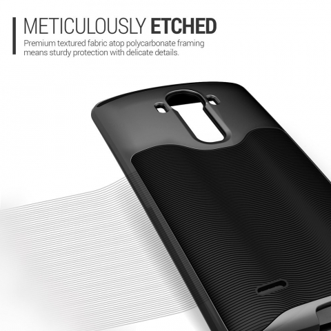 Caseology LG G4 Wavelenght Serisi Klf (Black)