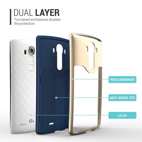 Caseology LG G4 Wavelenght Serisi Klf (Navy Blue)