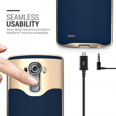Caseology LG G4 Wavelenght Serisi Klf (Navy Blue)