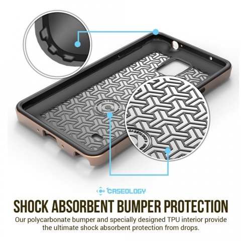 Caseology  Galaxy Note 4 Bumper Frame Case (Carbon Fiber Black)