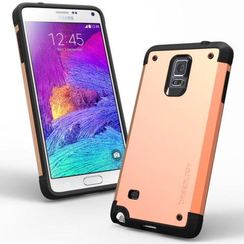 Caseology  Galaxy Note 4 Dual Layer Klf (Gold)