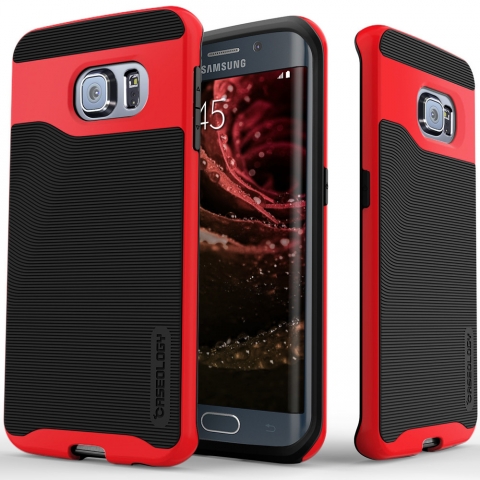 Caseology Galaxy S6 EDGE Wavelenght (Red/Black)