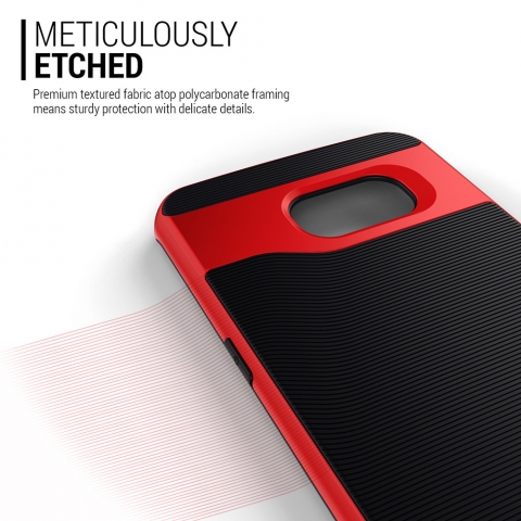Caseology Galaxy S6 EDGE Wavelenght (Red/Black)