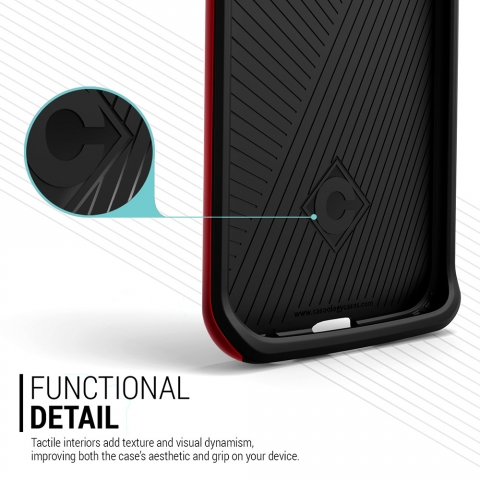 Caseology Galaxy S6 EDGE Wavelenght (Red/Black)