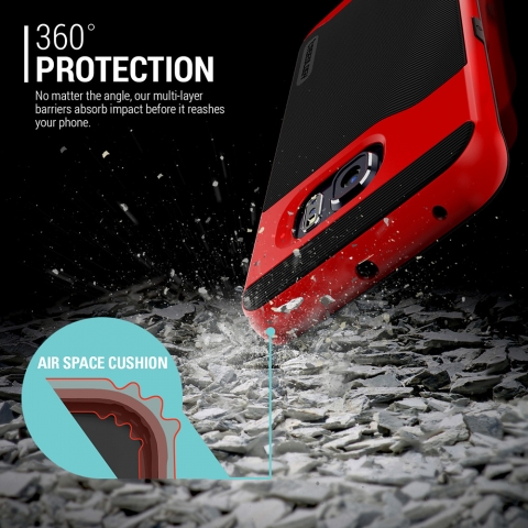 Caseology Galaxy S6 EDGE Wavelenght (Red/Black)