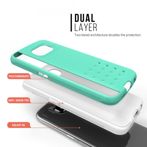 Caseology Galaxy S6 Threshold Serisi K�l�f (Turquoise)