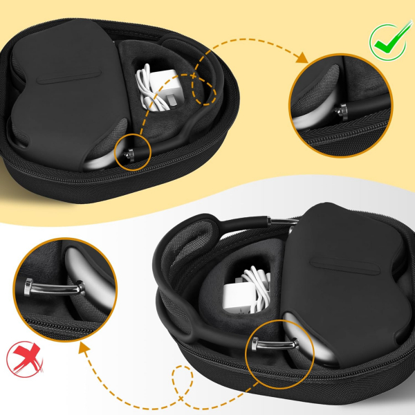co2crea Apple AirPods Max Ta��ma �antas�-Black