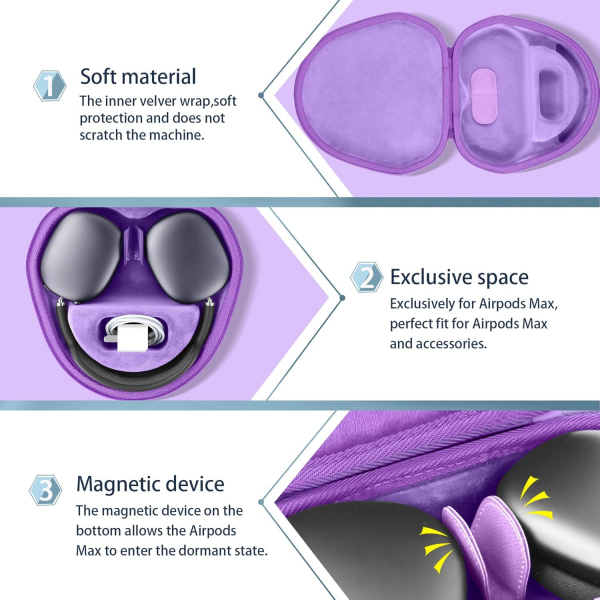 co2crea Apple AirPods Max Ta��ma �antas�-Purple