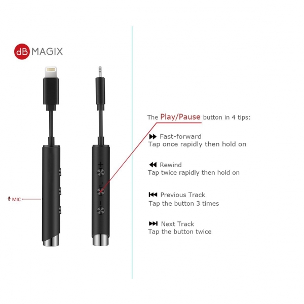 dB MAGIX AC3 Hi-Fi Lightning Kulakl�k Amplifikat�r (Siyah)