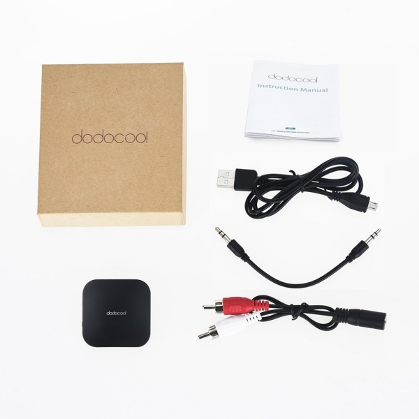 dodocool Bluetooth 3.5mm Kablosuz Ses Adaptr (Verici/Alc)