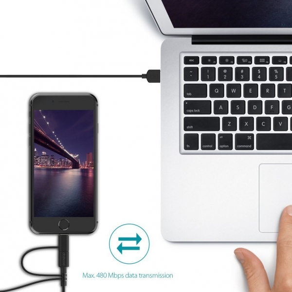 dodocool Lightning/Mikro USB/USB C Kablosu