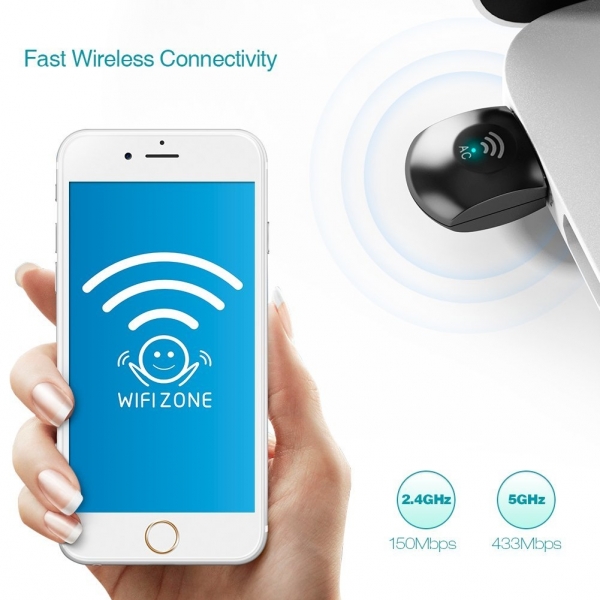 dodocool AC600 WiFi Adapt�r