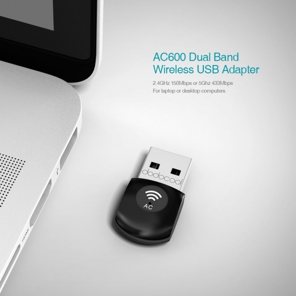 dodocool AC600 WiFi Adapt�r