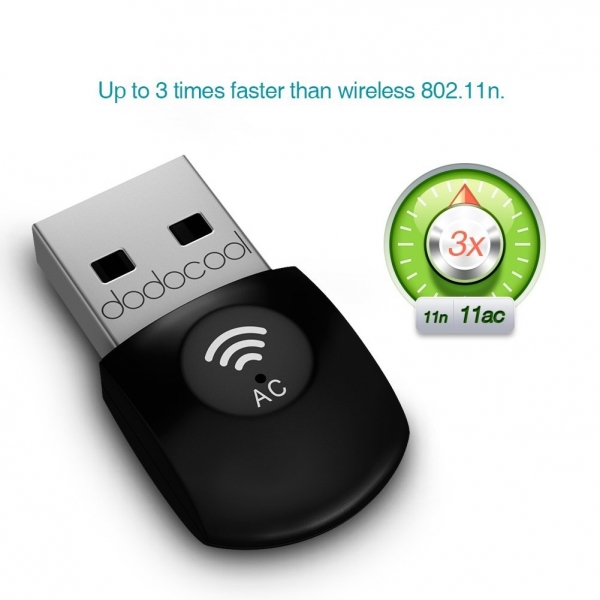 dodocool AC600 WiFi Adapt�r