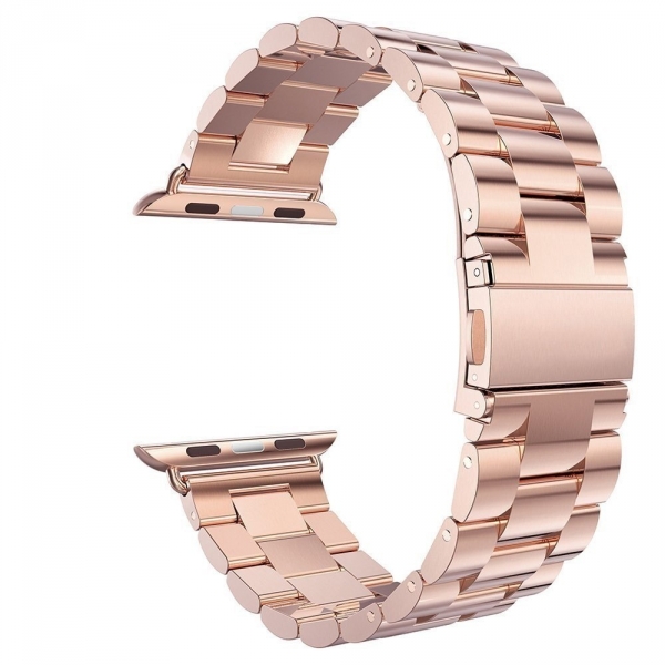 eLander Apple Watch Paslanmaz elik Kay (42mm)-Rose Gold