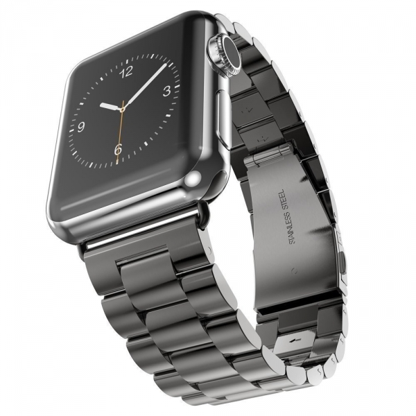 eLander Apple Watch Paslanmaz elik Kay (42mm)-Space Gray
