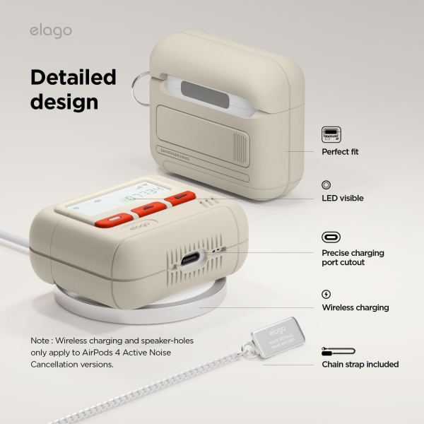 elago Apple AirPods 4 Pager Klf -Clear