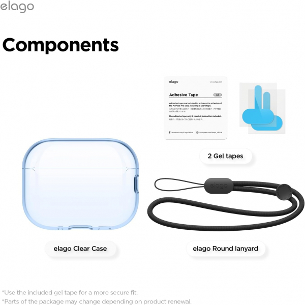 elago Apple AirPods Pro 3 effaf Klf-Aqua Blue