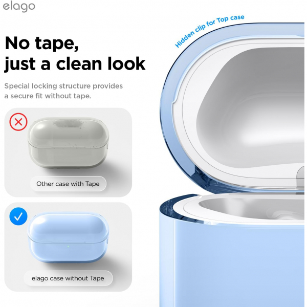 elago Apple AirPods Pro 3 effaf Klf-Aqua Blue