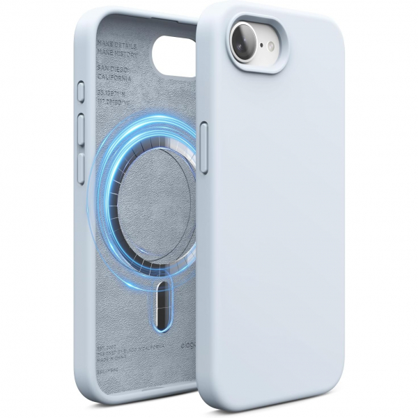 elago Apple iPhone 16e Manyetik Klf-Light Blue