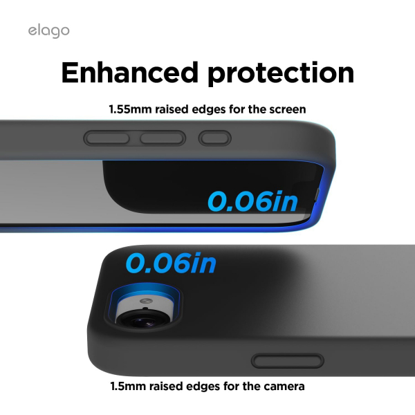 elago Apple iPhone 16e Manyetik Klf-Black