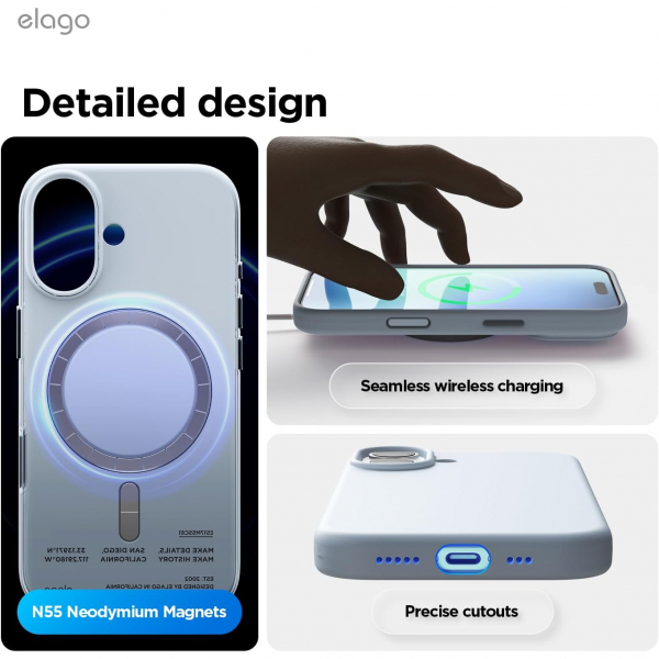 elago Apple iPhone 17 Manyetik Klf-Purple