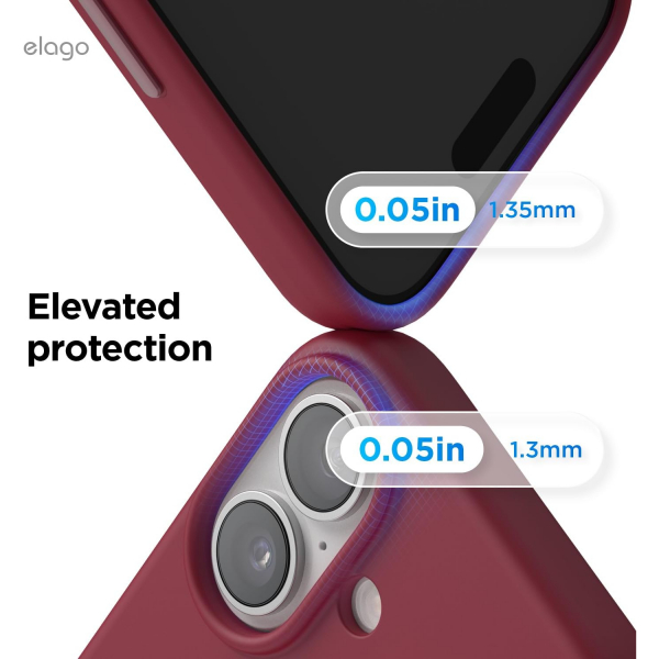 elago Apple iPhone 17 Manyetik Klf-Burgundy